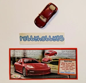 DC068 PORSCHE PANAMERA + CARTINA/BPZ GERMANIA KINDER SORPRESA SORPRESINE 2013/14 - Picture 1 of 1