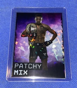 Patchy Mix Custom UFC Bellator MMA Purple Holofoil Refractor Rookie Prizm Card - Bild 1 von 4