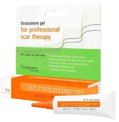 Strataderm Scar Therapy Gel 5g Fast Drying Non Sticky Transparent Formula - Image 1 of 3