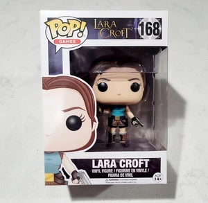 FUNKO POP GAMES LARA CROFT 168 NRFB New Retire Vaulted - Picture 1 of 6