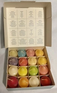 Vintage PartyLite CS210 Votive Sampler 16 Pieces 2" by 1-1/2" Candles - Picture 1 of 8