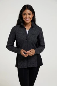 Mountain Warehouse Idris Women's Jacket Panelled Fleece Ladies Winter Warm Coat - Picture 1 of 60