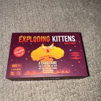 Exploding Kittens Party Pack – Opened  – Complete (120 Cards) - Image 1 of 3