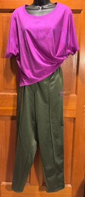 Conjunto Top y Pantalones UMBRO 2 Piezas Rosa y Verde XXL y L Foto 1 de 4