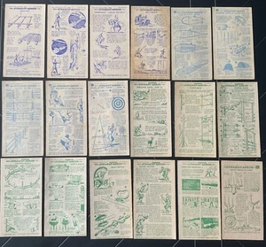 Straight Arrow  - 1st, 2nd, 3rd, 4th Manual Nabisco Shredded Wheat 18 Cards - Picture 1 of 7