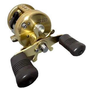 Carrete de baitcasting para mano izquierda Shimano Calcutta 101xt usado enviado desde Japón - Imagen 1 de 10