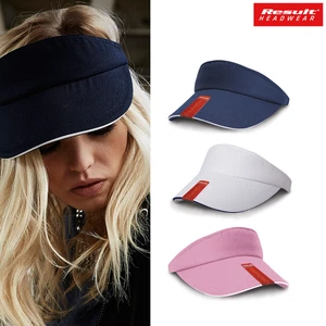 Result Headwear Sandwich Peak Herringbone Sun Visor RC048X - Ladies Sweatband