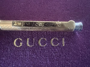GUCCI Mini Golden Guilloché Ballpoint Pen Rare Vintage - Picture 1 of 12