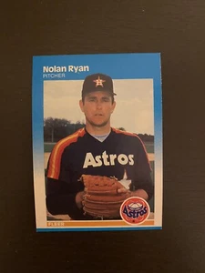 1987 Fleer NOLAN RYAN #67 - Houston Astros - Carta Baseball - Foto 1 di 3