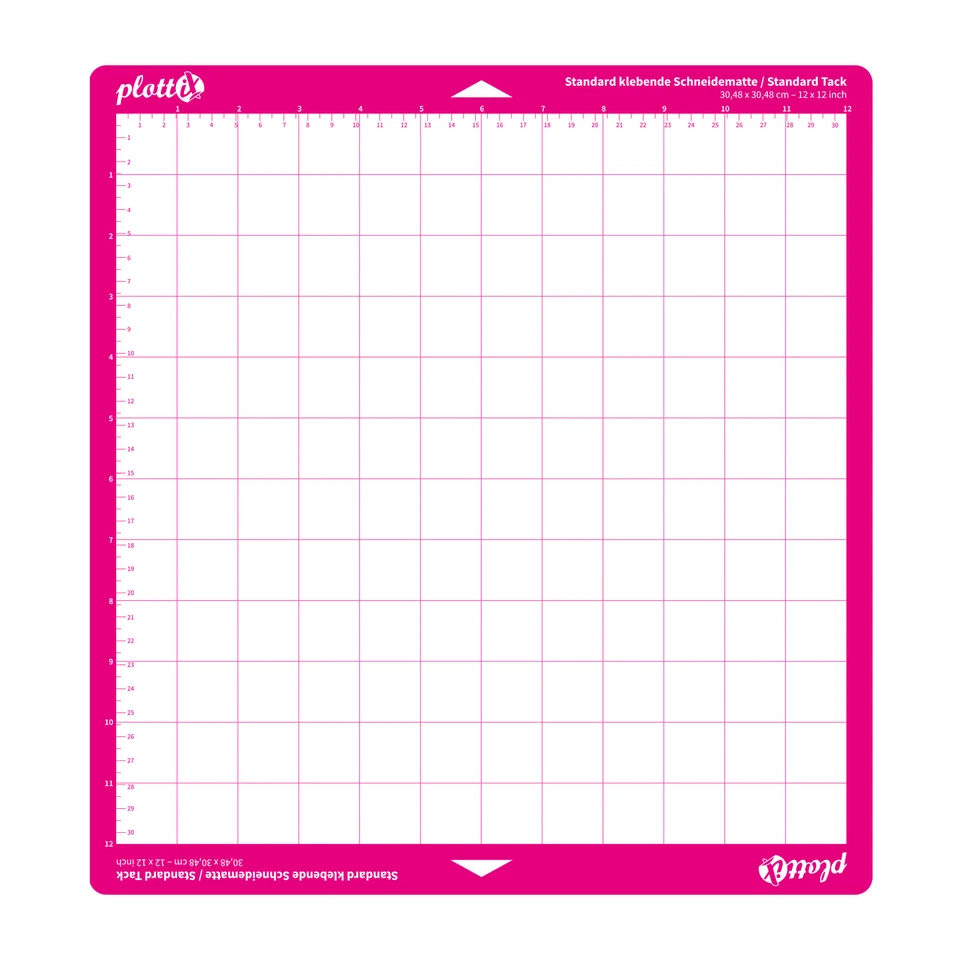 Schneidematte plottiX 12 x 12 Zoll Standard klebend - Bild 1 von 1