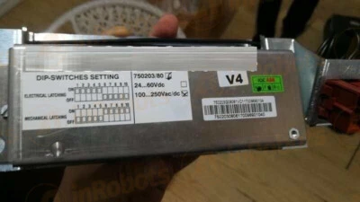 New ABB 750203/80 Stal DIP-SWITCHES SETTING 750203 80 ELECAL LATC V12 3259003B - Image 1 of 4