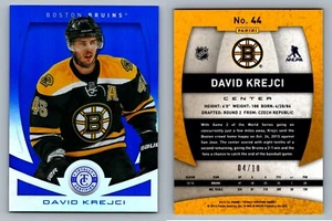 DAVID KREJCI 2013-14 Panini Total Certified Hockey Blue #/10 - Picture 1 of 1