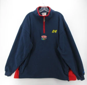 VINTAGE Jeff Gordon Sweatshirt Men XXL Blue NASCAR DuPont Chase Motorsports - Picture 1 of 16