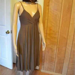 Max and Cleo Womens XS Spaghetti Strap Chocolate - Picture 1 of 8
