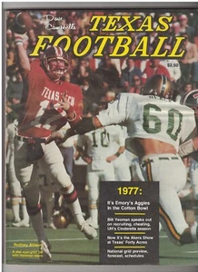 1977 Dave Campbell's Texas Football Magazine ~ Texas Tech Rodney Allison Cover - Picture 1 of 2