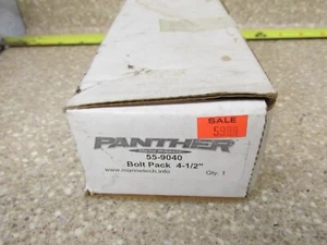 Paquete de pernos de montaje Panther Marine Jack Plate 55-9040 4-1/2" SS - Imagen 1 de 2