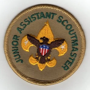 Junior Assistant Scoutmaster Patch (2012), Tan Brd, "Since 1910" Backing - Picture 1 of 1