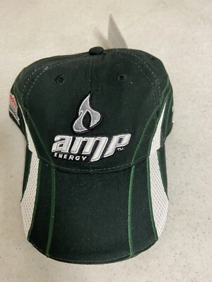 Dale Earnhardt Jr, #88 Pit Hat Amplificador Juvenil Energía Ajustable Hendrick Negro Foto 1 de 4