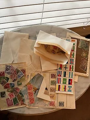 Vintage Stamp Collection US Worldwide International 1950s (1930/1940/1960)? • 39.99€