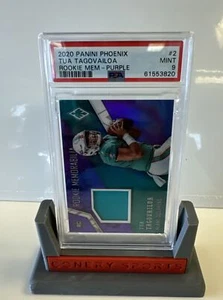 2020 Panini Phoenix Rookie Mem Purple Patch Card #2 Tua Tagovailoa PSA 9 #04/75 - Picture 1 of 3