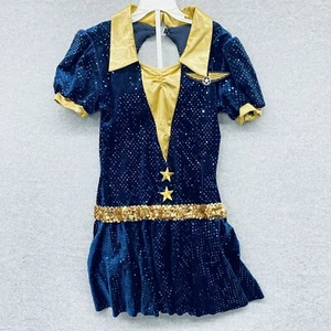 A Wish Come True Dance Costume Girls Size 10/12 Jazz Dress Dress Up Stewardess - Picture 1 of 6