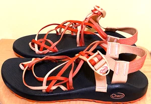 Chaco (Orange/Peach/Strappy) Sandals-Women's Size 11 - Picture 1 of 7