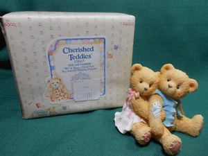 Cherished Teddies Seth and Sarabeth We're Beary Good Pals - Picture 1 of 8