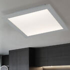 Deckenpanel Aufbaupanel Deckenlampe LED Alu silber weiß quadratisch Flurleuchte
