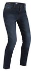 Moto PMJ LEGD18 Caferacer Jeans Femmes (Bleu Foncé) Taille : 28