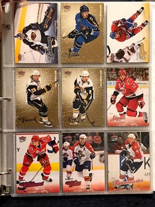 2008-09 NHL Fleer Ultra Trading Card Selection (Gold Medallions included)