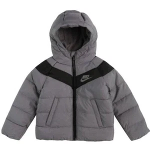 NIKE Toddler Boy 2T Gunsmoke Gray Chevron Yoke Jacket NEW $85 - Picture 1 of 1