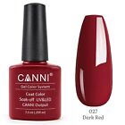 027 Dark Red Solid CANNI Nail Gel Polish Colour Varnish UV LED Soak Off 7.3ml