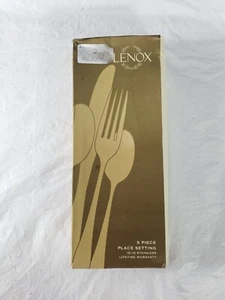 Juego de cubiertos de acero inoxidable Lenox Eternal de 5 piezas nuevo - Imagen 1 de 6