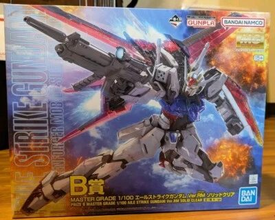 MG Aile Strike Gundam verRM Solid Clear Model Kit GUNPLA Ichiban Kuji B 2023 NEW - Image 1 of 4