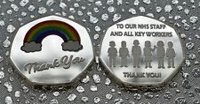 Nhs Frontline Staff & Uk Key Workers Thank You Coin. Charity Commemorative.