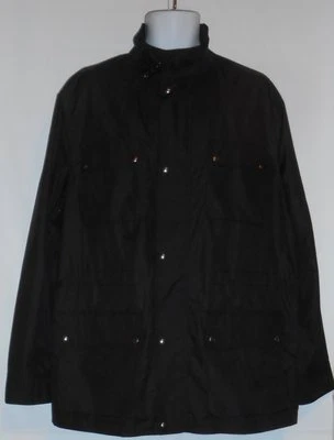 Chaqueta ligera para hombre American Living negra grande (L) nueva con etiquetas Foto 1 de 2