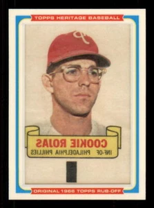 2015 Topps Heritage Rub-Off 1966 Topps Original Buyback Inserts Cookie Rojas SP - Picture 1 of 2