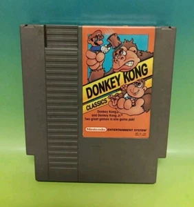 Nintendo NES Donkey Kong Classics AUTHENTIC - Picture 1 of 4