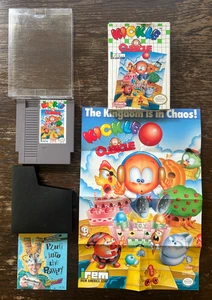 NES KICKLE CUBICLE BOX POSTER CARTRIDGE GAME Nintendo CLEAN LABEL WORKING CASE - Picture 1 of 14