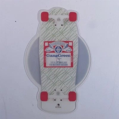 GANG GREEN We'll Give It To You ROADRACER 7" VG+ 45rpm uk novelty picture disc x - Image 1 of 2