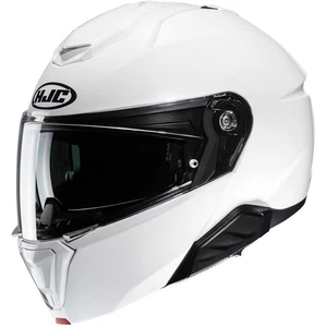 HJC CASCO MOTO MODULARE I91 MONO GLOSS PEARL WHITE  22-06 - Picture 1 of 5