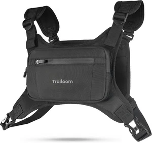 Running Chest Pack, Reflective Vest, Water Repellent, Phone Holder, Workout Bag - Picture 1 of 5