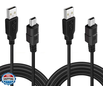 BATSOEASY 2 Pack 10ft Cavo di Ricarica Compatibile con Controller PS3, USB 2.0  - Immagine 1 di 4