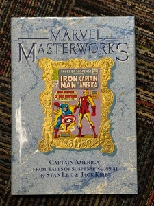 Marvel Masterworks Hardcover Vol. 14 Capitán América HCDJ LEE KIRBY Primera impresión - Imagen 1 de 2