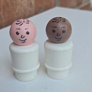 2 Dentist Barber Doctor Nurse Vtg Fisher Price Little People Village #997 #931 - Picture 1 of 5