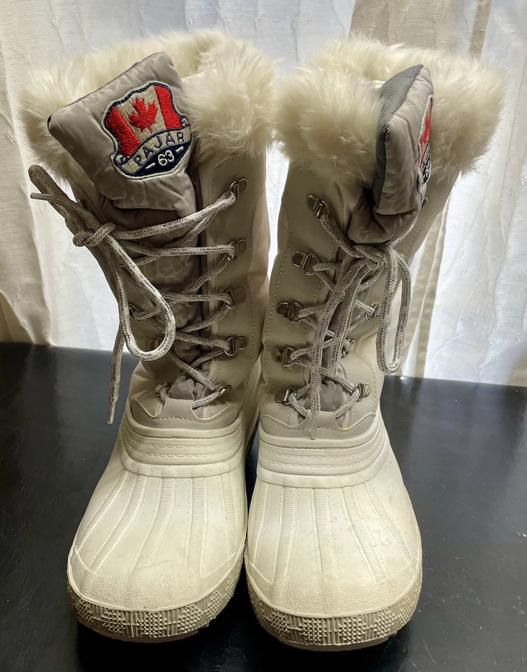 Pair Canada Debby Winter Boots/ Waterproof, Faux Fur Lining US8L/ EU38/9, Zipper - Image 1 of 4