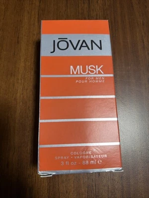 Одеколон для мужчин JOVAN MUSK от Coty 3,0 унции / 88 мл одеколон-спрей новый в коробке - Изображение 1 из 3