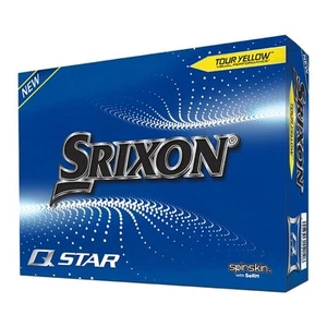 Srixon Q-Star 6 Tour Yellow Golf Balls - 1 Dozen - Picture 1 of 1