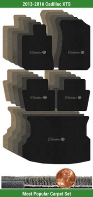 Juego de alfombrillas Ultimat personalizadas para Cadillac XTS 2013-2016 con logotipo (5 piezas) #2ZJ Foto 1 de 4