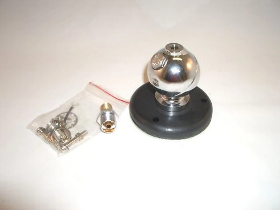 OPEK AM-602S RESISTENTE 2 PULGADAS ANTENA GIRATORIA MONTAJE DE BOLA Y PLACA DE 3-1/2 PULGADAS con SO-239 Foto 1 de 1